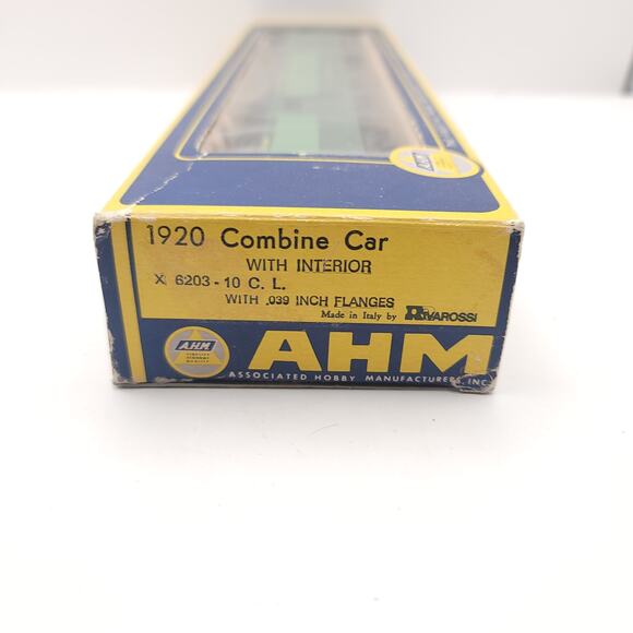 AHM 1920 Combine Car with Interior New In Box Model Train Vintage HO Scale - Picture 2 of 6
